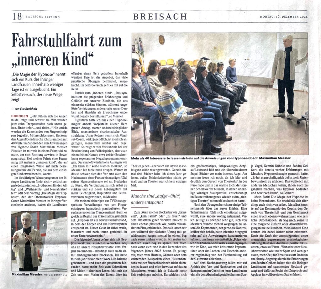 Badische Zeitung Maximilian Messler